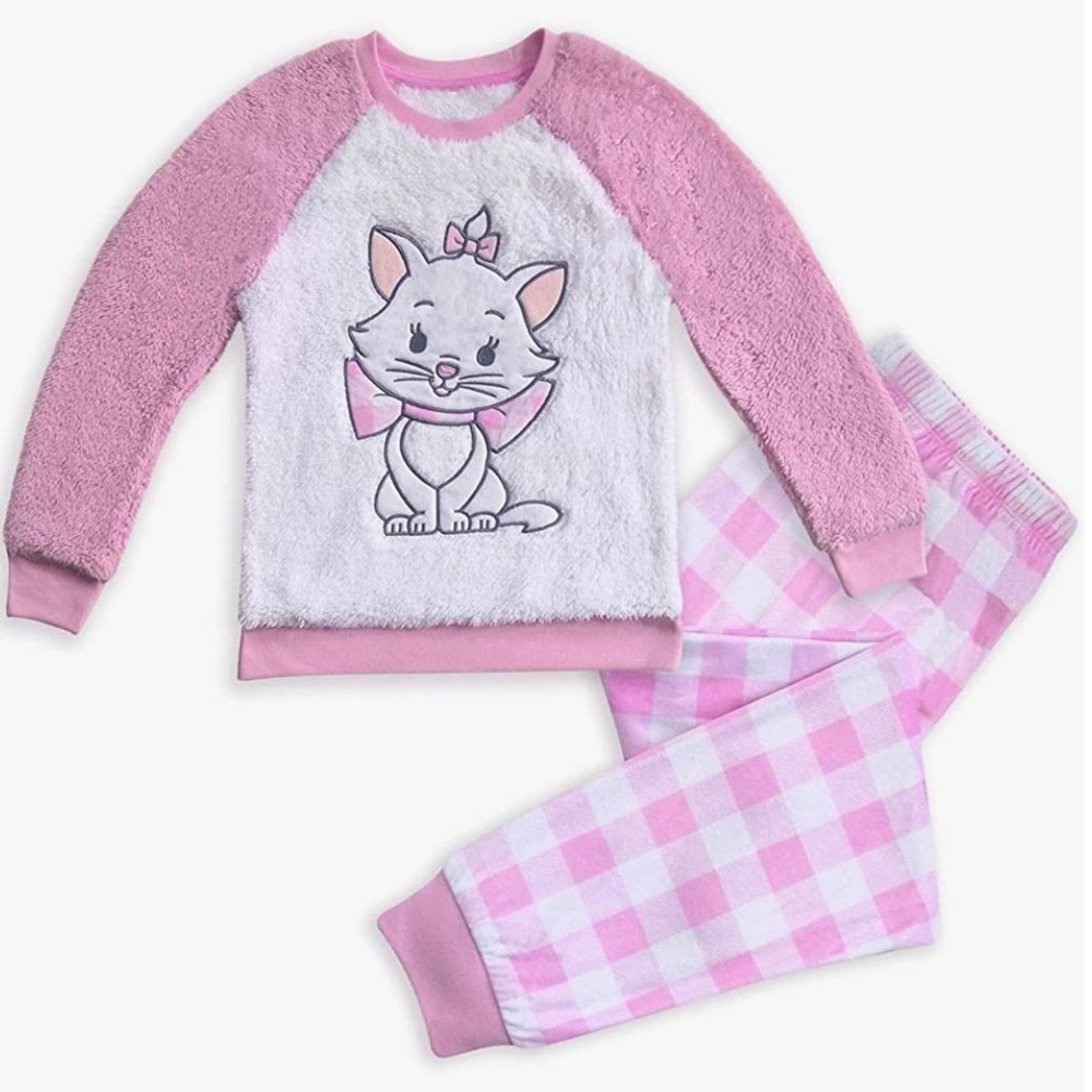 Disney Marie Fleece Plush pajamas set, size 5/6